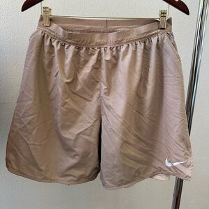 Nike Beige Running  Shorts